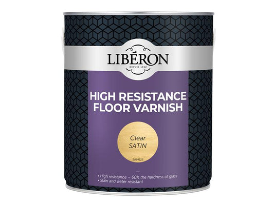 Liberon High Resistance Floor Varnish Light Oak Wax Effect 2.5 litre LIBHRFVWE25L