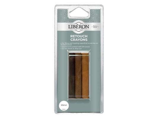 Liberon Retouch Crayons Walnut 3 Pack LIBRCWN