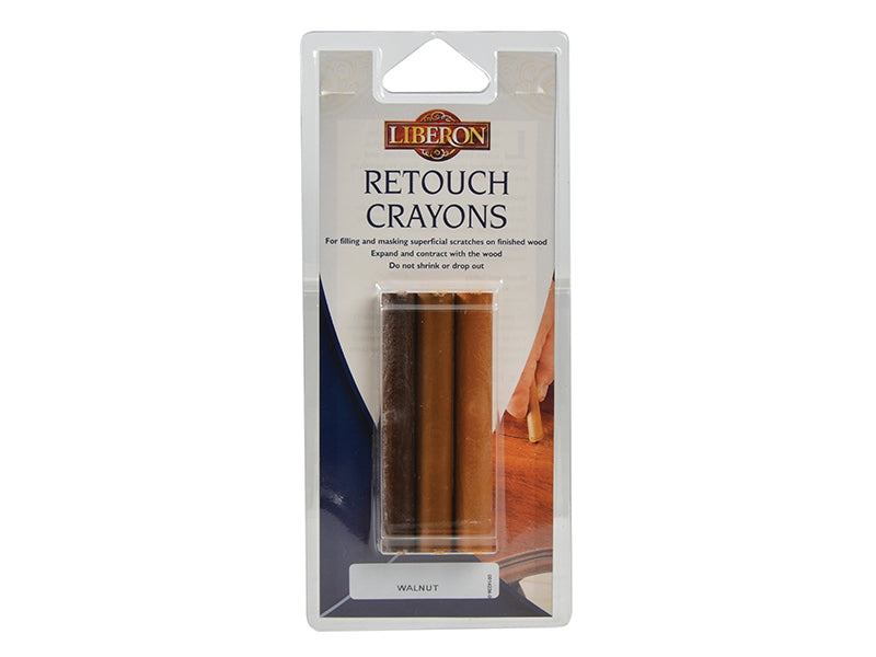 Liberon Retouch Crayons Walnut x 3 LIBRCW