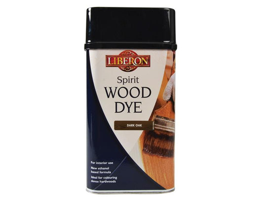 Liberon Spirit Wood Dye Dark Oak 1 litre LIBSDDO1L