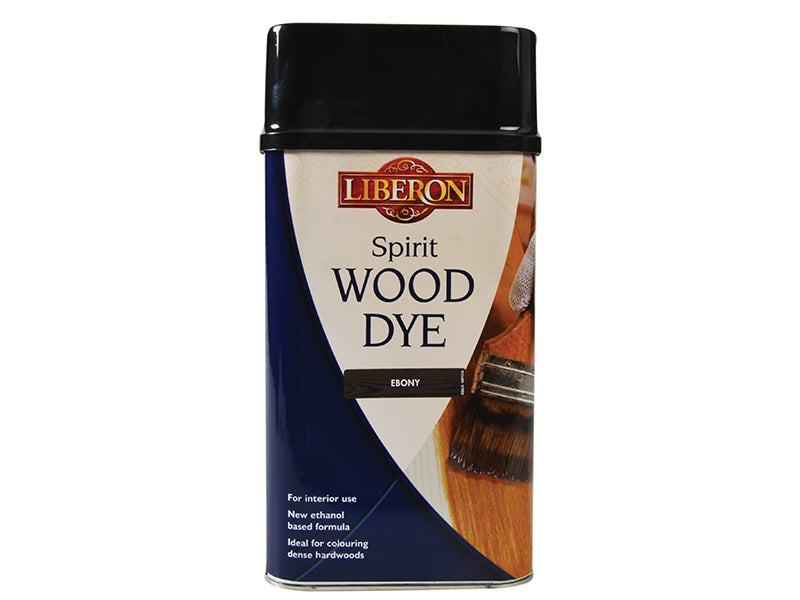 Liberon Spirit Wood Dye Ebony 1 litre LIBSDE1L