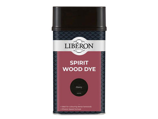 Liberon Spirit Wood Dye Ebony 1 litre LIBSDE1LN