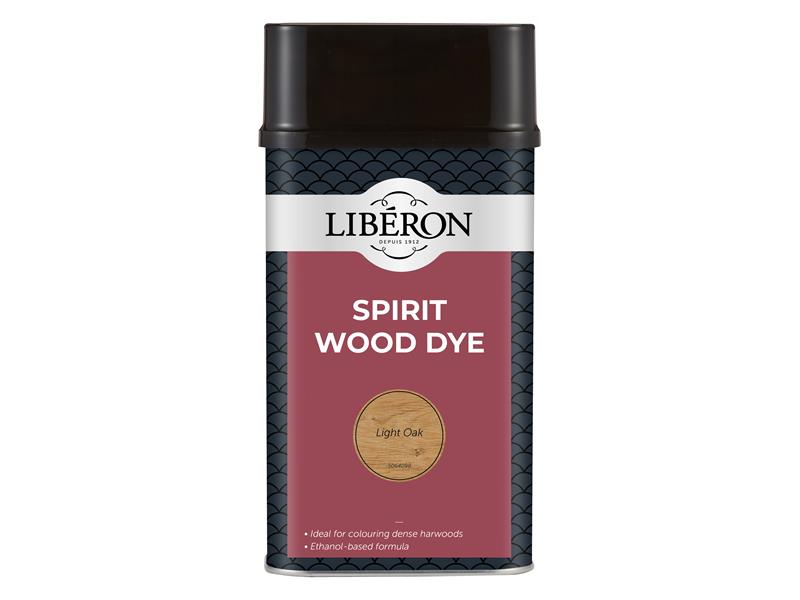 Liberon Spirit Wood Dye Light Oak 1 litre LIBSDLO1LN