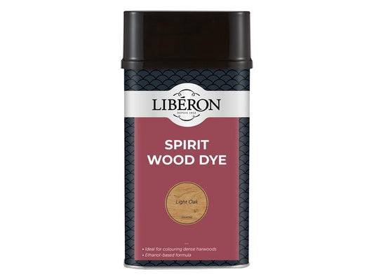 Liberon Spirit Wood Dye Light Oak 1 litre LIBSDLO1LN