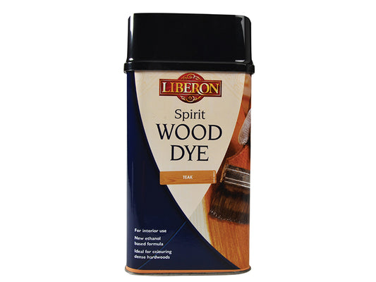 Liberon Spirit Wood Dye Teak 1 litre LIBSDT1L