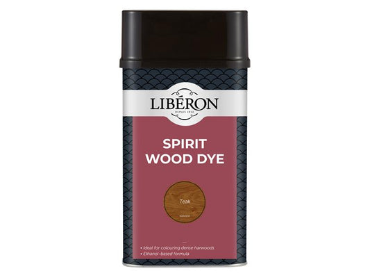 Liberon Spirit Wood Dye Teak 1 litre LIBSDT1LN