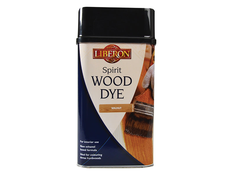 Liberon Spirit Wood Dye Walnut 1 litre LIBSDW1L