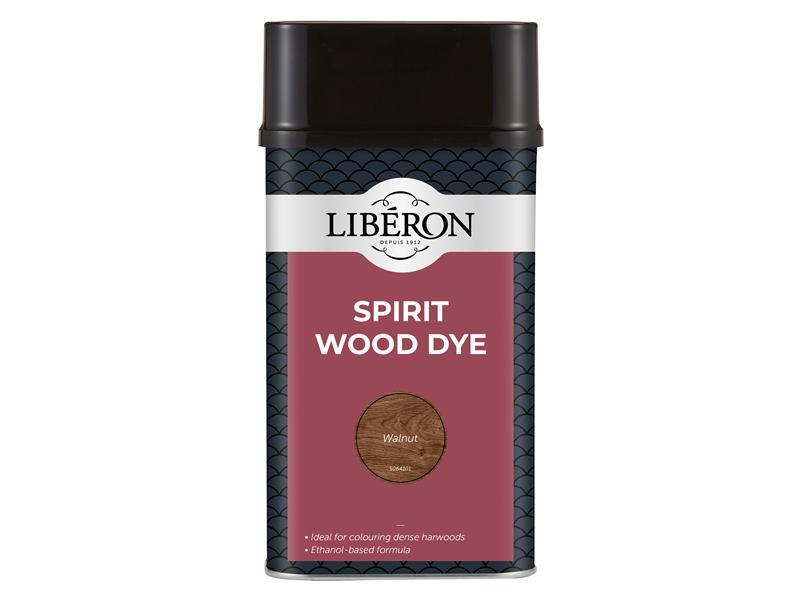 Liberon Spirit Wood Dye Walnut 1 litre Easy To Apply LIBSDW1LN