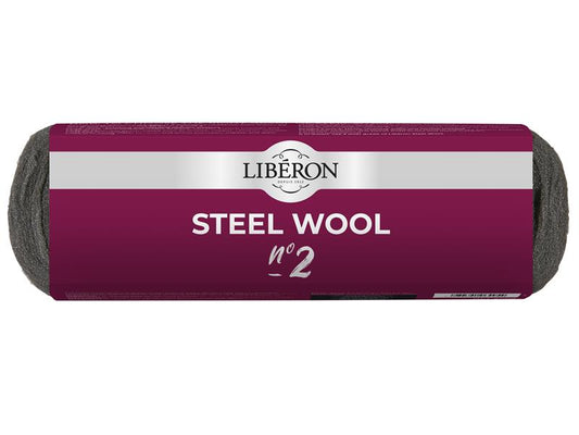 Liberon Steel Wool Grade 2 Medium 250g Crumble And Dust Resistant LIBSW2250GN