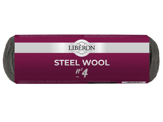 Liberon Steel Wool Grade 4 Coarse 250g Crumble And Dust Resistant LIBSW4250GN