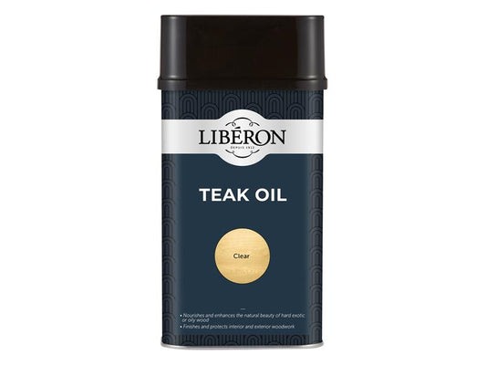 Liberon Teak Oil with UV Filters 1 litre LIBTOUV1L