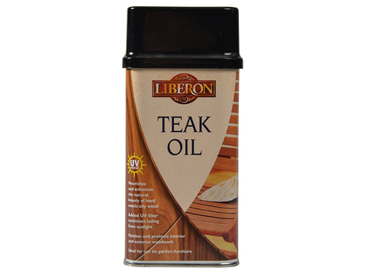 Liberon Teak Oil with UV Filters 250ml LIBTOUV250