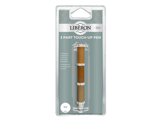 Liberon 3 Part Touch-Up Pen Pine LIBTUP3PPN
