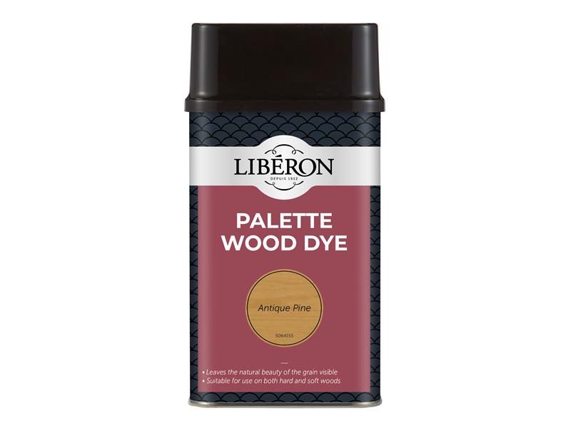 Liberon Palette Wood Dye Antique Pine 500ml Easy To Apply LIBWDPAP500N