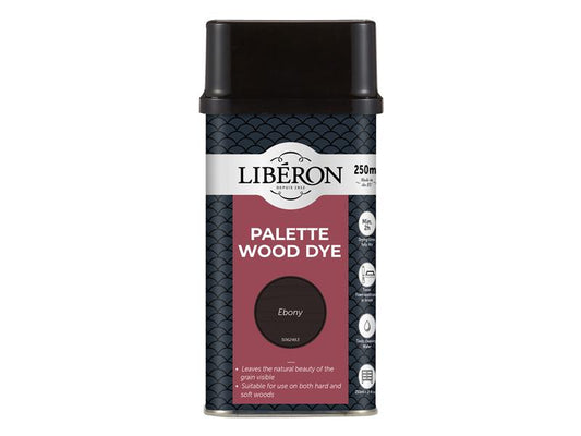 Liberon Palette Wood Dye Ebony 250ml LIBWDPE250