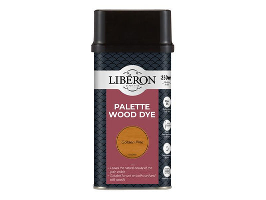 Liberon Palette Wood Dye Golden Pine 250ml LIBWDPGP250N