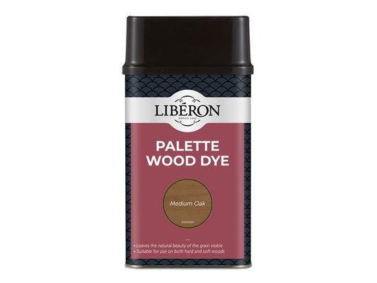 Liberon Palette Wood Dye Medium Oak 500ml LIBWDPMO500N