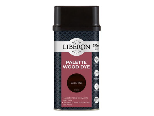 Liberon Palette Wood Dye Tudor Oak 250ml LIBWDPTO250N