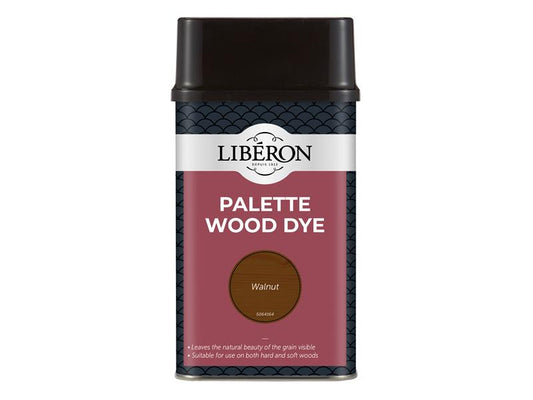 Liberon Palette Wood Dye Walnut 500ml LIBWDPW500N