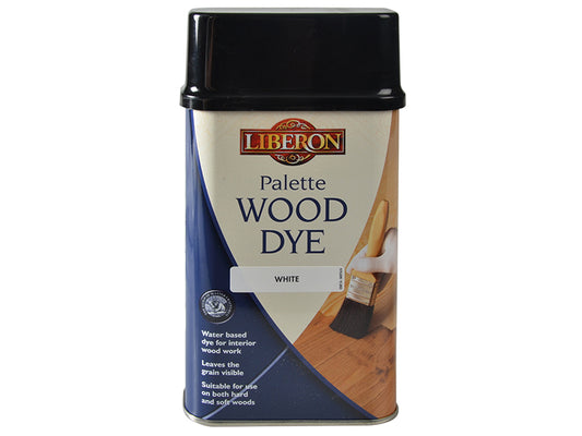 Liberon Palette Wood Dye White 500ml LIBWDPWH500