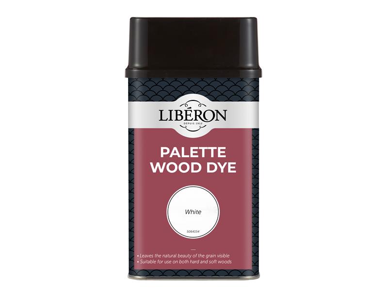 Liberon Palette Wood Dye White 500ml LIBWDPWH500N