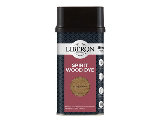 Liberon Spirit Wood Dye Antique Pine 250ml LIBWDSAP250N