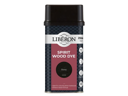 Liberon Spirit Wood Dye Ebony 250ml LIBWDSE250N