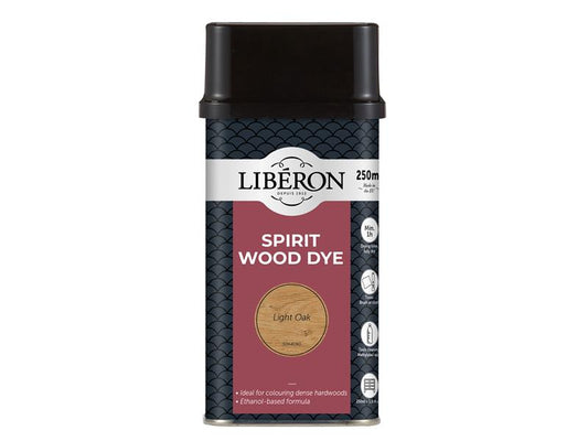 Liberon Spirit Wood Dye Light Oak 250ml LIBWDSLO250