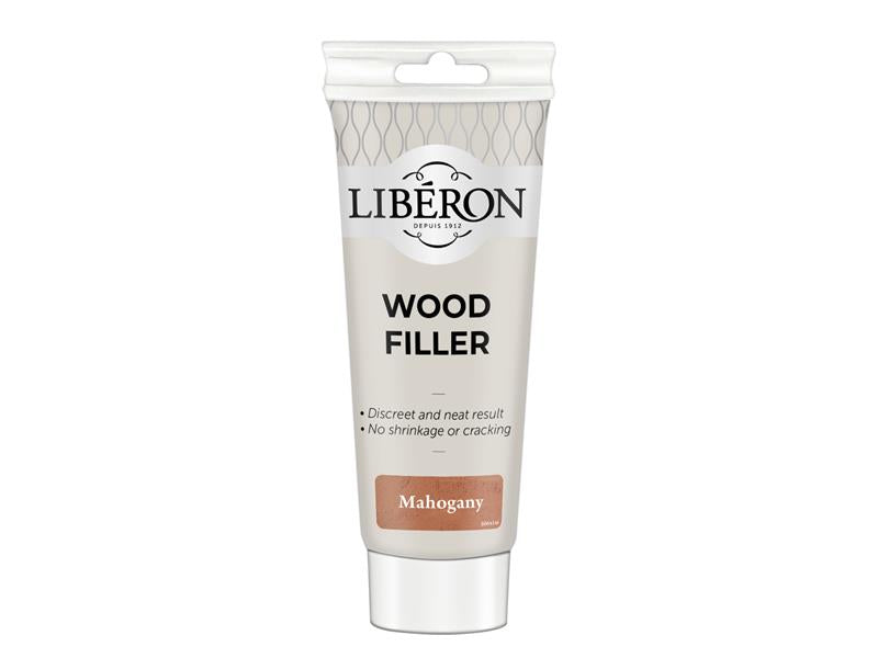 Liberon Wood Filler Mahogany 150ml Interior and Exterior LIBWFM125N