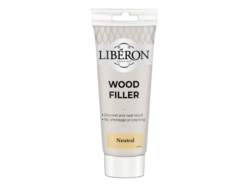 Liberon Wood Filler Neutral 150ml Interior and Exterior LIBWFN125N