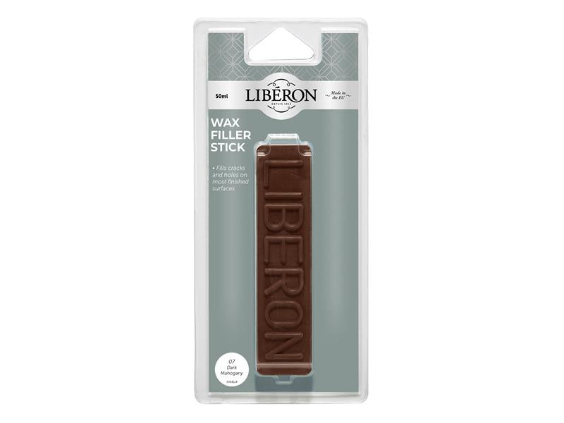 Liberon Wax Filler Stick 07 Dark Mahogany 50g LIBWFSDMN