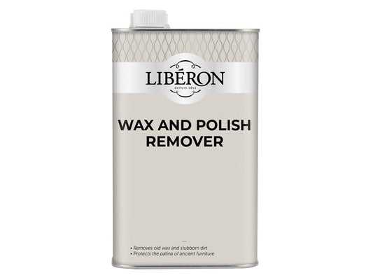 Liberon Wax Polish Remover 1 litre cleans wax dirt smoke and grime LIBWPR1LN