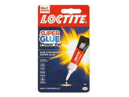 Loctite Super Glue Power Gel, Tube 3g LOCSGGP3GNR
