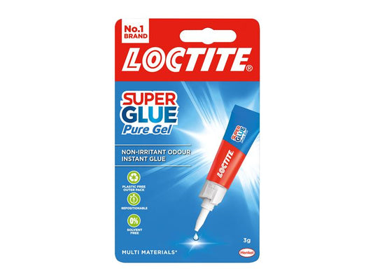 Loctite Super Glue Pure Gel, Tube 3g LOCSGGPG3GNR