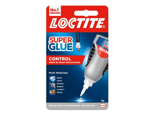 Loctite Super Glue Liquid, Control Bottle 4g LOCSGLC4GNR
