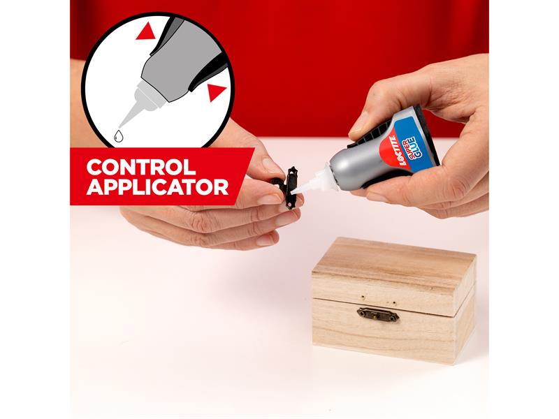 Loctite Super Glue Liquid, Control Bottle 4g LOCSGLC4GNR