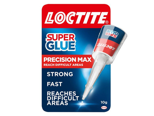 Loctite Super Glue Liquid, Precision Max Bottle 10g LOCSGLP10GNR