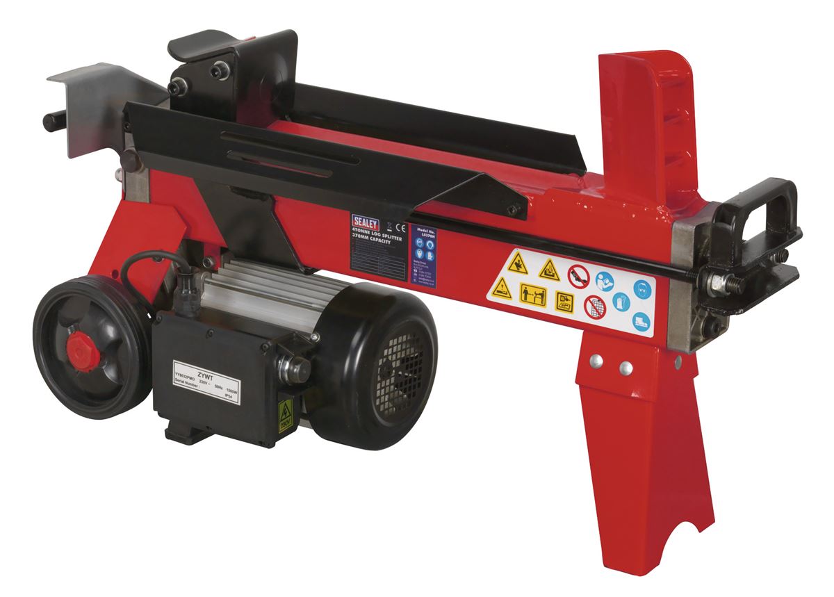 Sealey Horizontal Log Splitter 4 Tonne 370mm Capacity LS370H