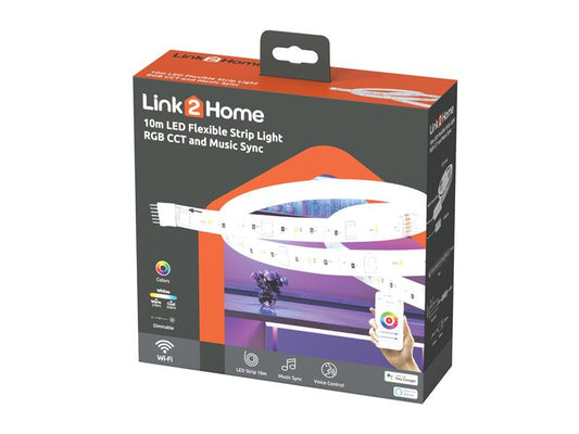 Link2Home Flexible LED Light Strip 10m LTH10MSTRIP