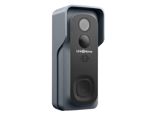 Link2Home Weatherproof (IP54) Battery Smart Doorbell LTHBELLB