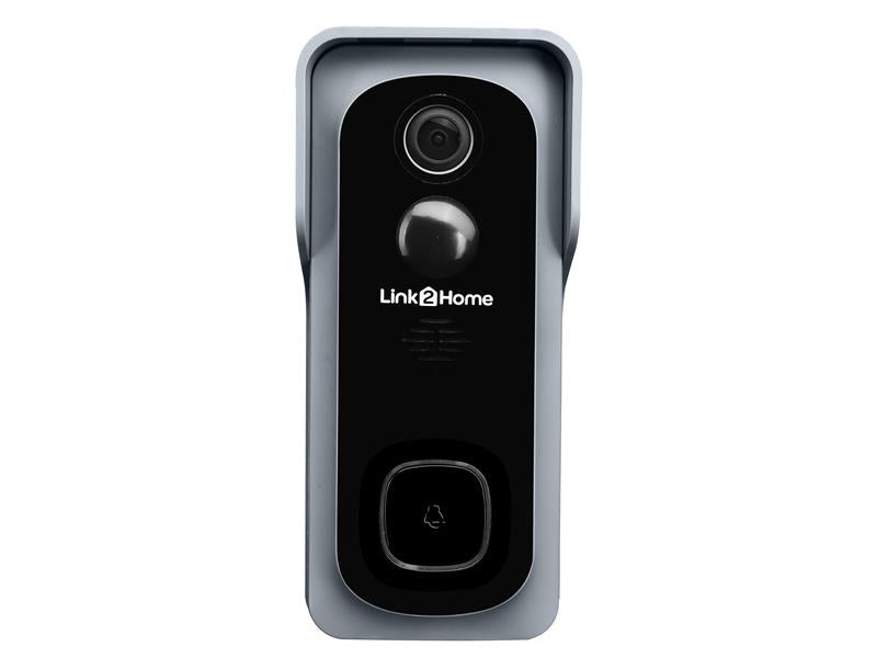 Link2Home Weatherproof (IP54) Battery Smart Doorbell LTHBELLB