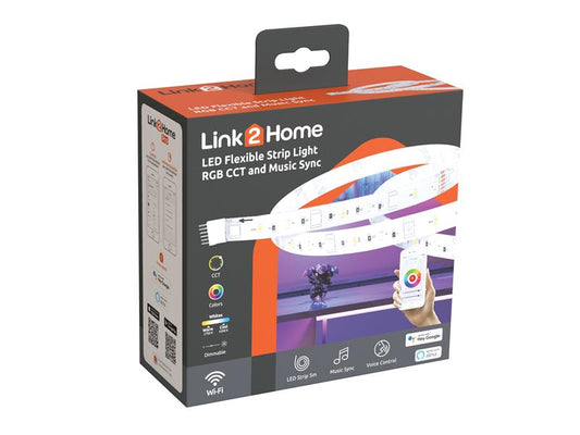Link2Home Flexible LED Light Strip 5m LTHSTRIPRGB