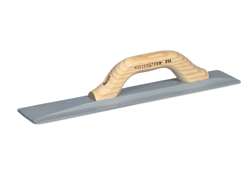 Marshalltown M145 Square Ended Magnesium Float, Shaped Wooden Handle 16 x 3.1/8in M/T145