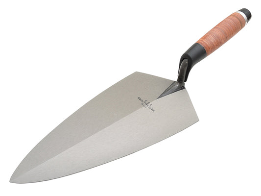 Marshalltown 19L Philadelphia Pattern Brick Trowel Leather Handle 10in M/T19L10