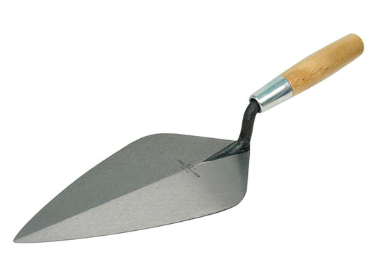 Marshalltown 34 Wide London Pattern Brick Trowel - Wooden Handle 11in M/T3411