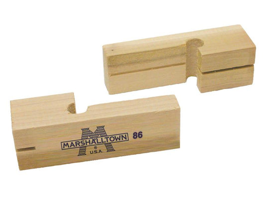 Marshalltown 86 Hardwood Line Blocks (Pack 2) M/T86