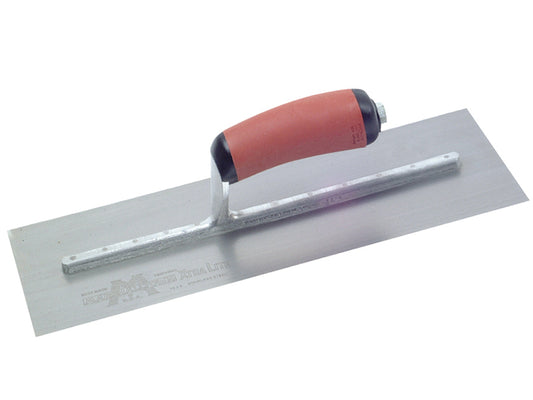 Marshalltown MPB13SSD Pre-Worn PermaShape® Finishing S/S Trowel DuraSoft® Handle 13 x 5in M/TMPB13SSD