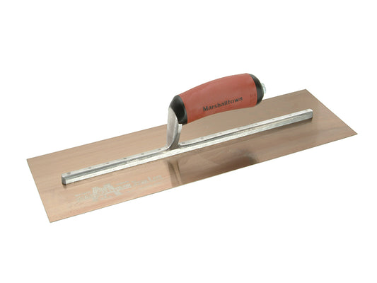 Marshalltown MXS165GD Gold Finishing Trowel DuraSoft® Handle 16 x 5in M/TMXS165GD