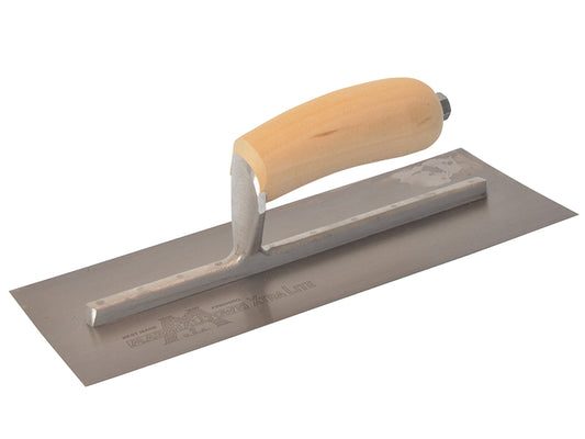 Marshalltown Plasterer's Finishing Trowel Wood Handle 11.1/2 x 4.1/2in M/TMXS2