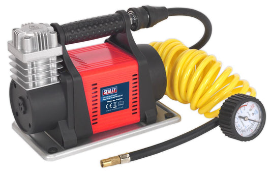 Sealey Tyre Inflator Mini Air Compressor 12V Heavy Duty MAC05